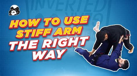 How To Use Stiff Arms The Right Way Youtube