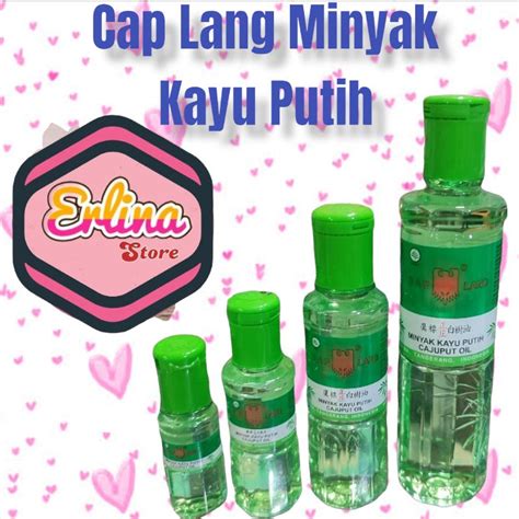 Jual Minyak Kayu Putih Cap Lang 15ml30ml60ml Shopee Indonesia