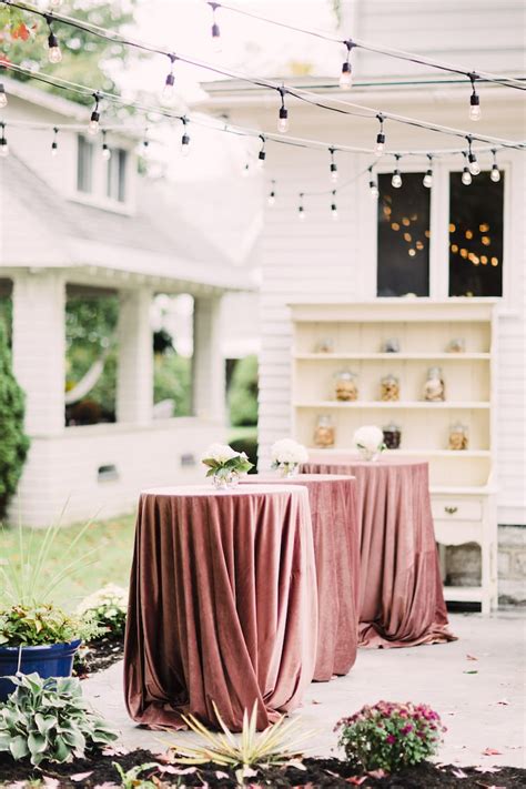 Our Romantic Fall Backyard Wedding The Sweetest Occasion