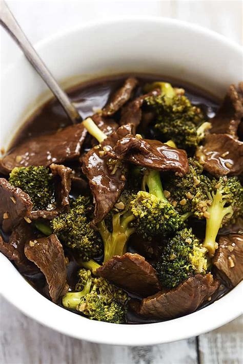 In a medium bowl whisk together soy sauce, water, brown sugar, cornstarch, garlic, ginger, sesame oil, and crushed red pepper. Slow Cooker Broccoli Beef | Creme De La Crumb
