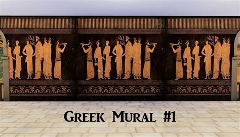 Ts4 Ancient Greece Murals History Lovers Sims Blog