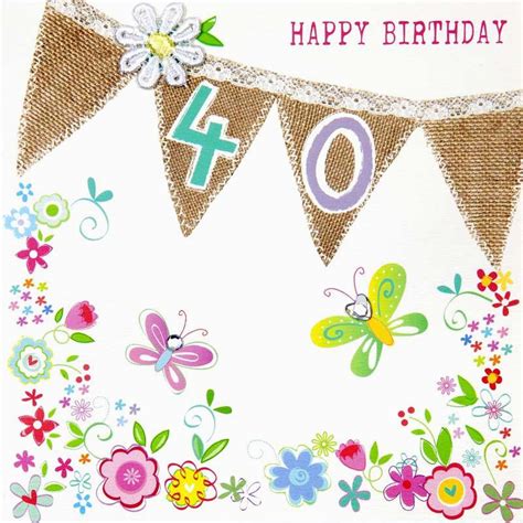 We did not find results for: 40 Birthday Flowers Bunting and butterflies 40th Birthday ...