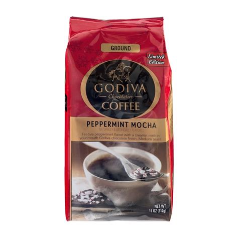 Ingredients ground arabica coffee, natural flavors. Godiva Coffee Ground Peppermint Mocha (11 oz) - Instacart