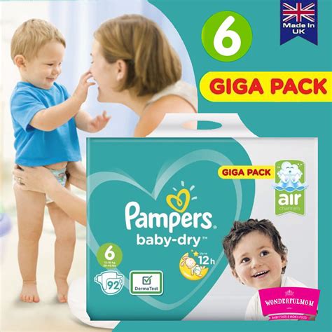 PAMPERS Baby Dry Diapers Size Pcs Wonderfulmom Lk