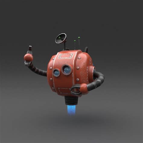 blender 3d robot ph