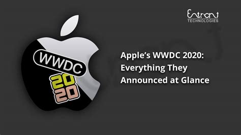Apples Wwdc 2020 Everything They Announced At Glance