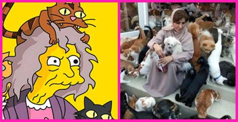 La Loca De Los Gatos De Los Simpson Sí Existe Y Tiene Casi 500 Felinos