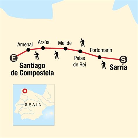 El Camino Trail Spain Map