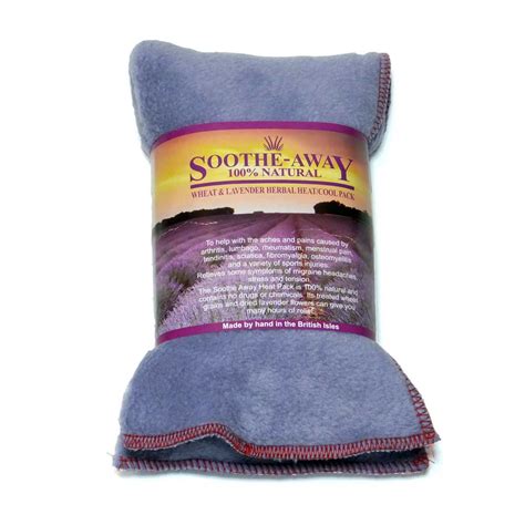 Medesign Products For Back Pain Relief Natural Wheat Bag Fleece Lilac