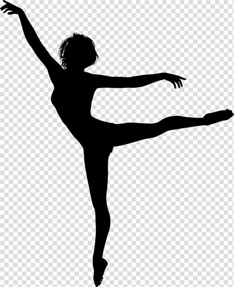 Ballet Dancer Silhouette Jazz Dance Transparent Background Png Clipart