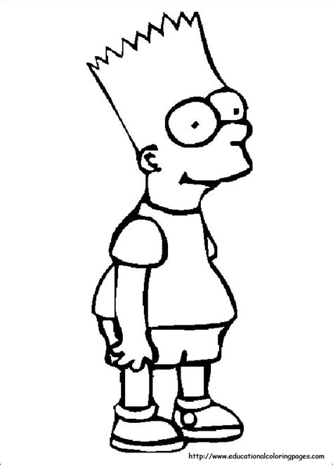 The Simpsons Coloring Pages Free For Kids