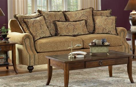 Throw a blanket and pillows on it, you'll have the perfect living room setup. Beige Fabric Classic Living Room Sofa & Loveseat Set