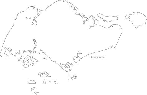 Download maps symbols, clipart, icons in png, svg or edit them online✌️. Singapore Map Outline Vector at Vectorified.com ...