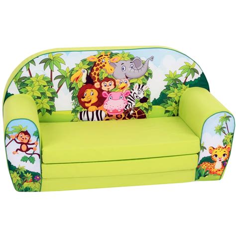 Delsit Toddler Couch And Kids Sofa European Made Childrens 2 In 1 Flip