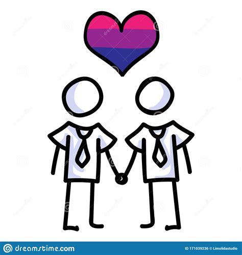 Bisexual Lgbt Community The Symbol That Represents The Bisexuality Royalty Free Stock Image