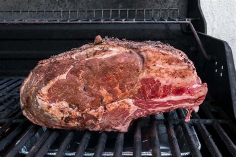 Grilled Prime Rib Roast With Whiskey Butter West Via Midwest