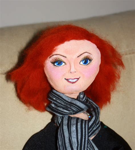 Female Doll Red Hair Red Hair Halloween Face Makeup Doll Female Disney Princess Crafts
