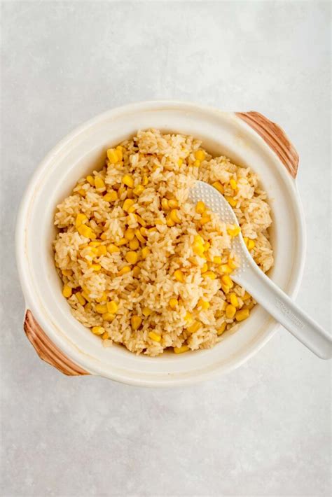 Japanese Corn Rice Carmy Easy Healthy Ish Recipes
