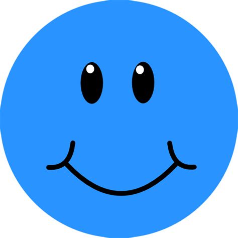 Smiley Face Blue Png Clipart Best
