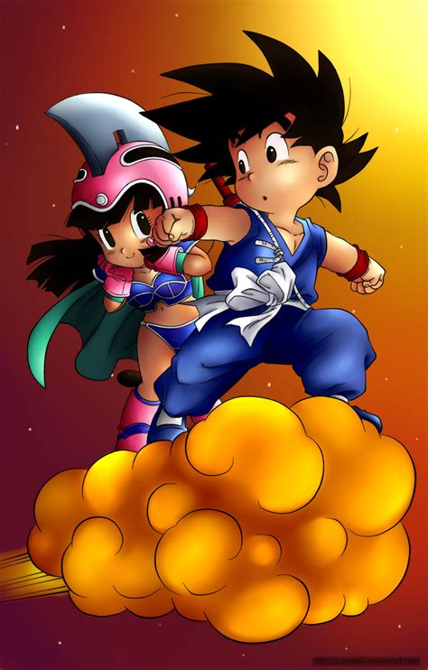 Goku And Chichi By Amylou2107 On Deviantart 2017 Goku Chichi Goku Dragon Ball