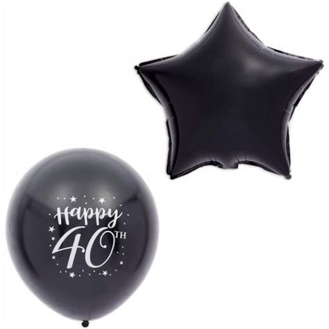 40th Birthday Decorations Balloons Cake Toppers And Party Banner 49