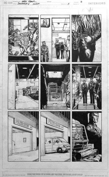 Gary Frank Doomsday Clock Original Comic Art 5 P4