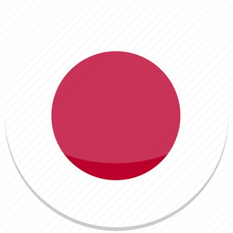 Japan Circle Flags Flag Round Icon Download On Iconfinder