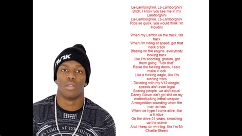 Lamborghini Lyrics Ksi And P Money Youtube