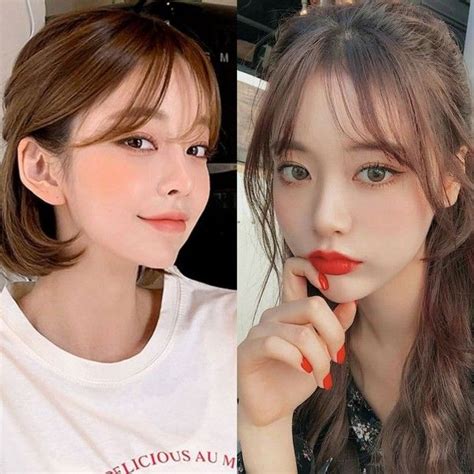 45 Korean Curtain Bangs Styles That Look Good On Everyone Shoulder Hair