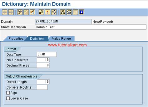What Is Sap Abap Domain And How To Create Domain In Sap