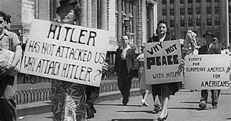 10 Photos 1941 New York Protest Americans Who Wanted Peace With