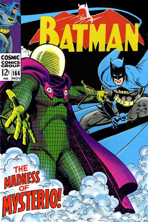 Batman Meets Mysterio Batman Comic Book Cover Comic Book Covers