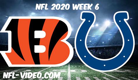 Cincinnati Bengals Vs Indianapolis Colts Full Game And Highlights Nfl