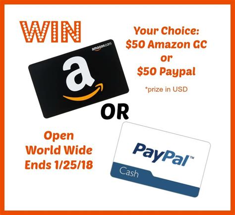 Use paypal to buy gift cards at egifer.com or with the egifter mobile app. Just because - $50 Amazon Gift Card OR PayPal Cash Giveaway!!