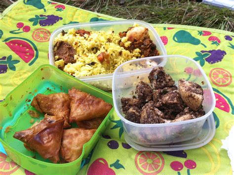 Indian Picnic Food South Indian Lemon Rice With Egg Onion Roast