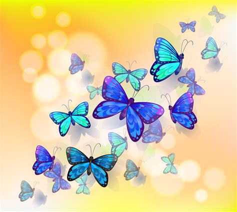 A wallpaper design with butterflies 360606 Vector Art at Vecteezy
