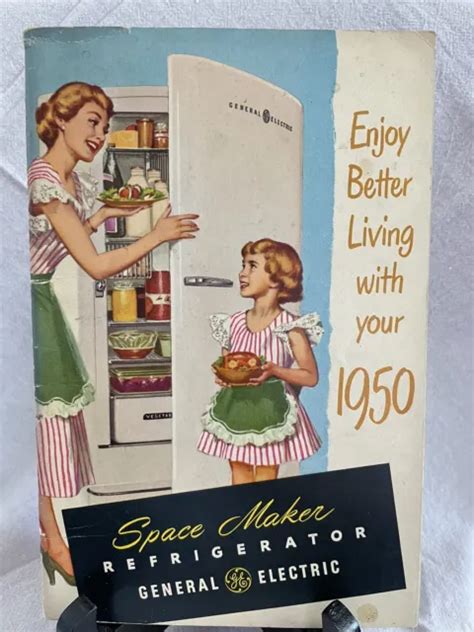 Vintage Ge General Electric Space Maker Refrigerator Manual