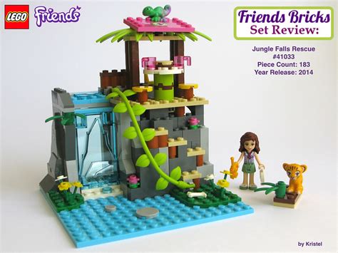 Lego Friends Instruction Manual Only 41033 Jungle Falls Rescue Lego Bau