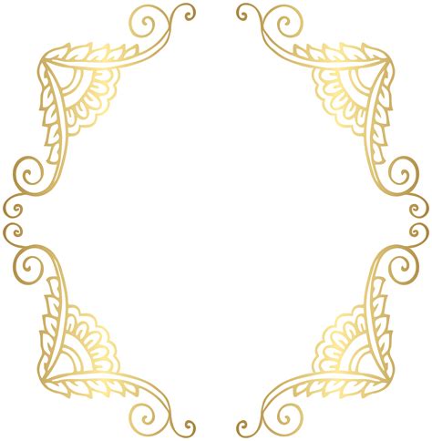 Free Golden Border Cliparts, Download Free Golden Border Cliparts png