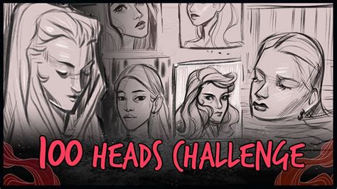 100 Heads Challenge • Time To Level Up Art Challenge Male Sketch