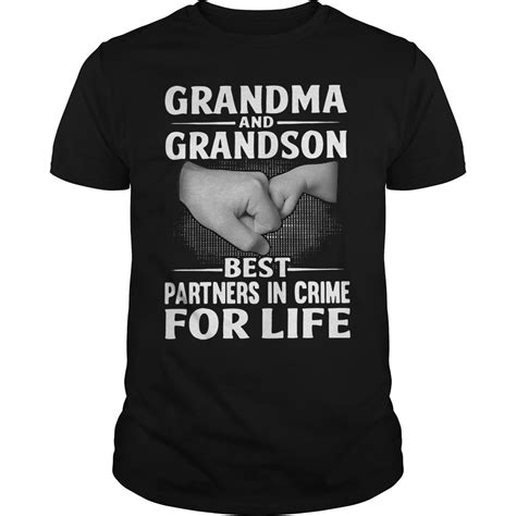 Grandma And Grandson Best Partners In Crime For Life Shirt Hoodie