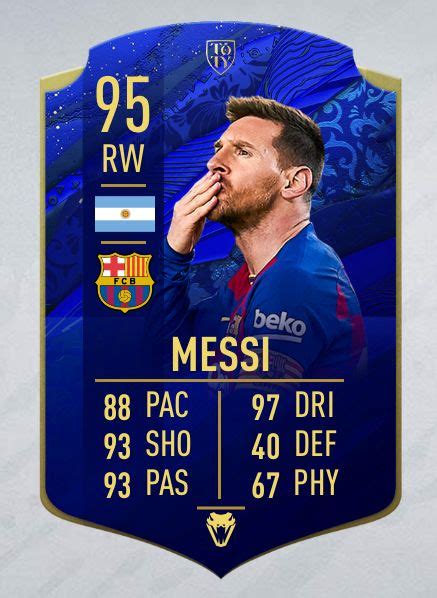 Messi Team Messi Psg Lionel Messi Fifa Card Good Soccer Players