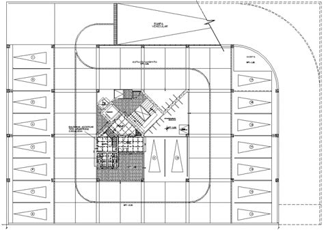Basement Parking Commercial Building Plan Layout File Cadbull