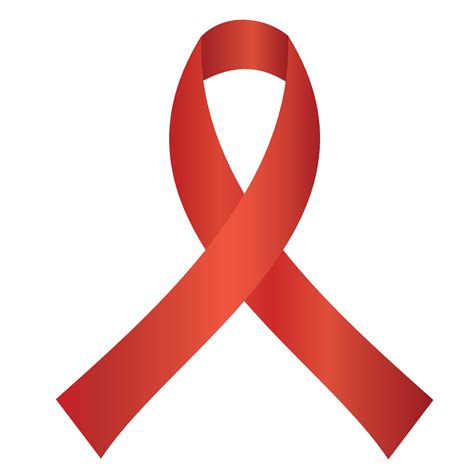 Red Ribbon Aids Awarenessworld Aids Day Symbol1 Decemberhiv Concept