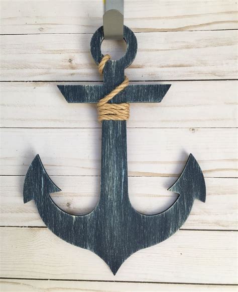 Anchor Door Hanger Nautical Door Decor Anchor Decor Etsy Anchor