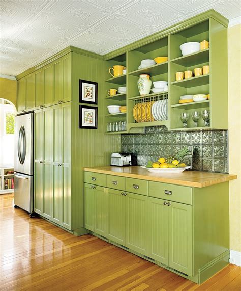26 Green Kitchen Cabinets Ideas Design And Photos Your Inspiration