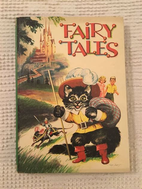 Vintage Fairy Tales Hardback Book Whitman Publishing 1950 Vintage