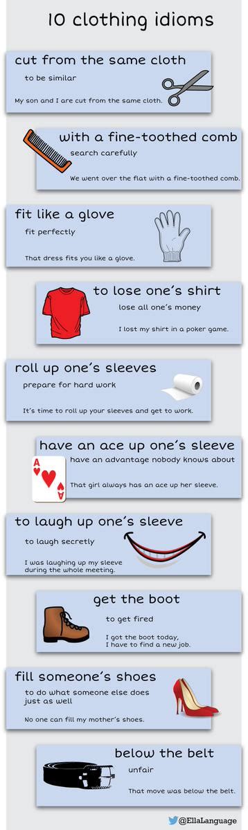 10 Clothing Idioms English Learn Site