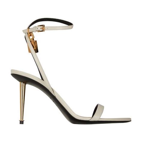 Tom Ford Padlock Pointy Naked Sandals Lyst