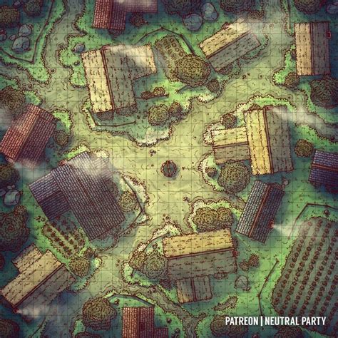 Village Square Dndmaps Fantasy City Map Dungeon Maps Dnd World Map